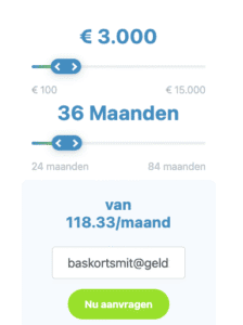 Bondora aanvraag