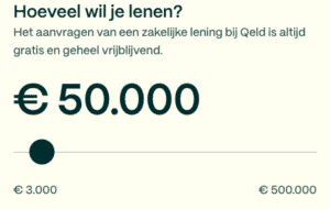 standaard lening van qeld